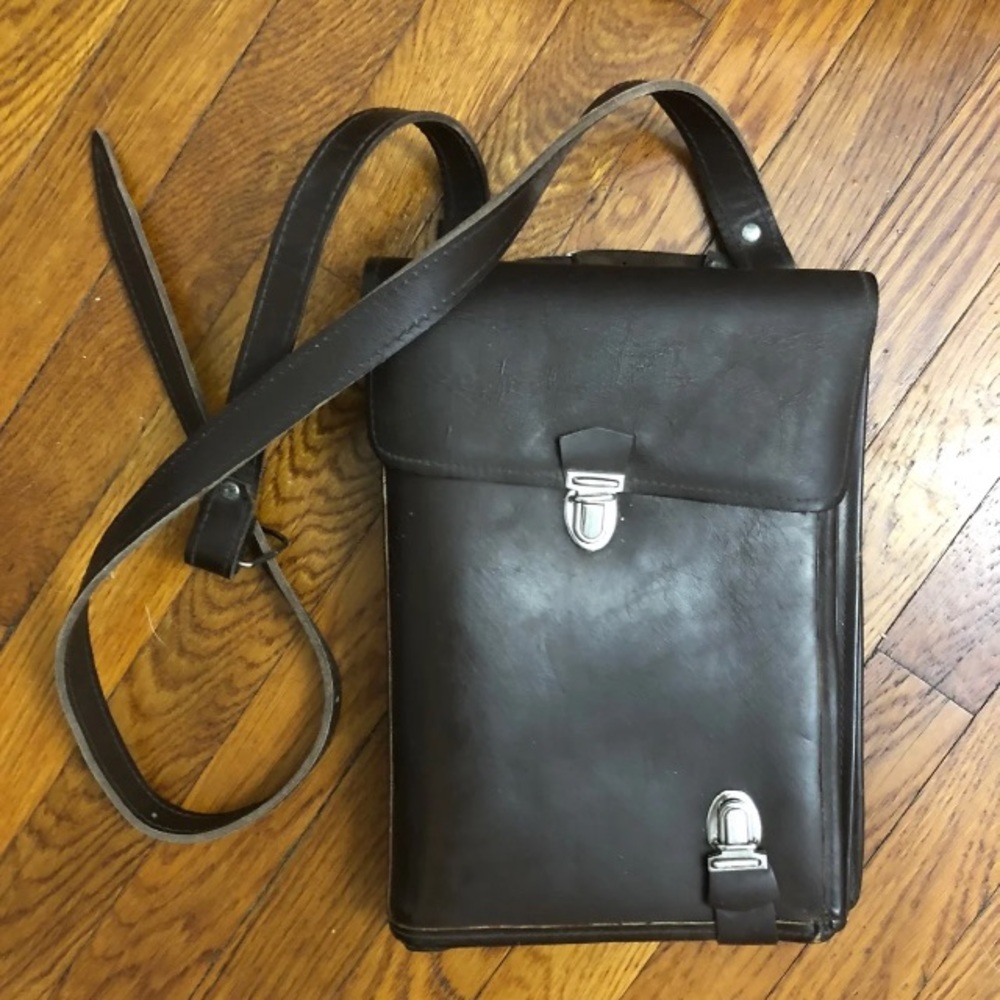 SOLD Vintage Cold War Soviet Officers Field Bag